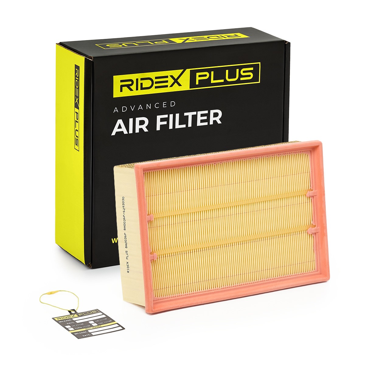 RIDEX PLUS Luftfilter artikkelnummer: 8A0036P billig