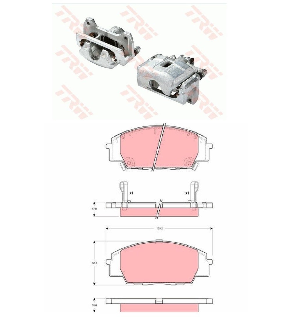 TRW Remklauw asset Artikel nummer: TRW79N0007 voordelig