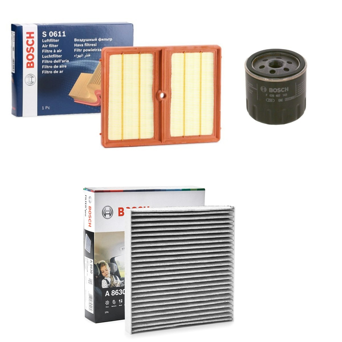BOSCH Filter kit Varenummer: BSH4055N0033 billige