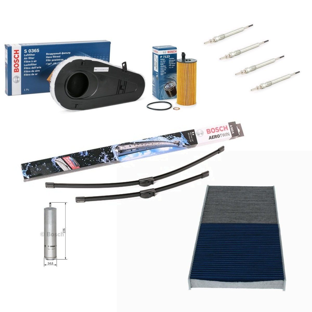 BOSCH Kit de servicio Aerotwin Número de artículo: BSH4682SK013 a buen precio