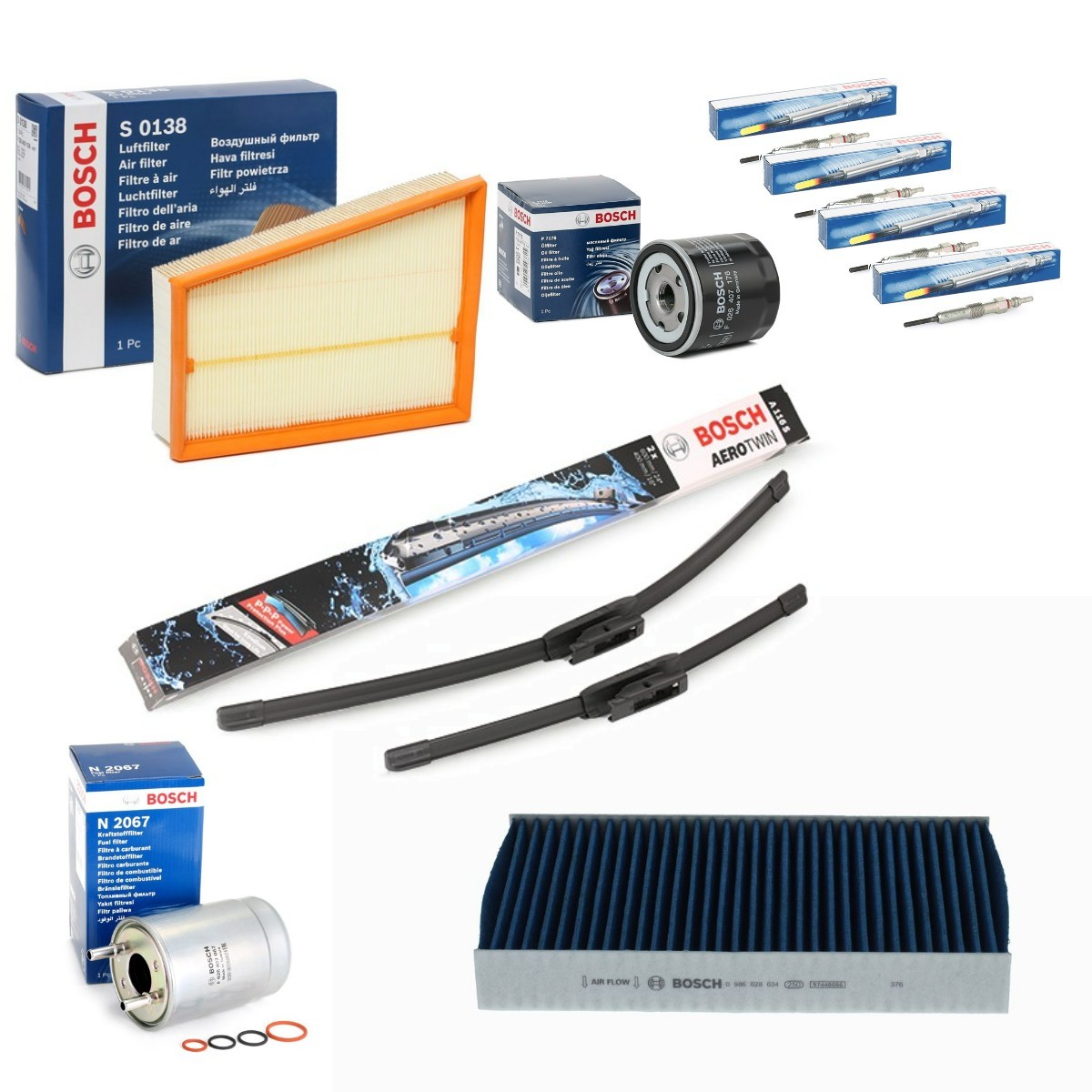 BOSCH Servicekit Aerotwin Varenummer: BSH4682SK025 billige