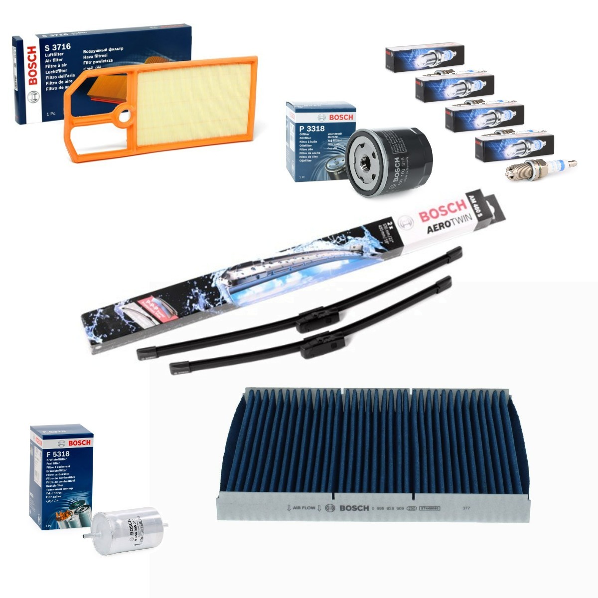 BOSCH Servicekit Aerotwin Artikelnummer: BSH4682SK038 billigt