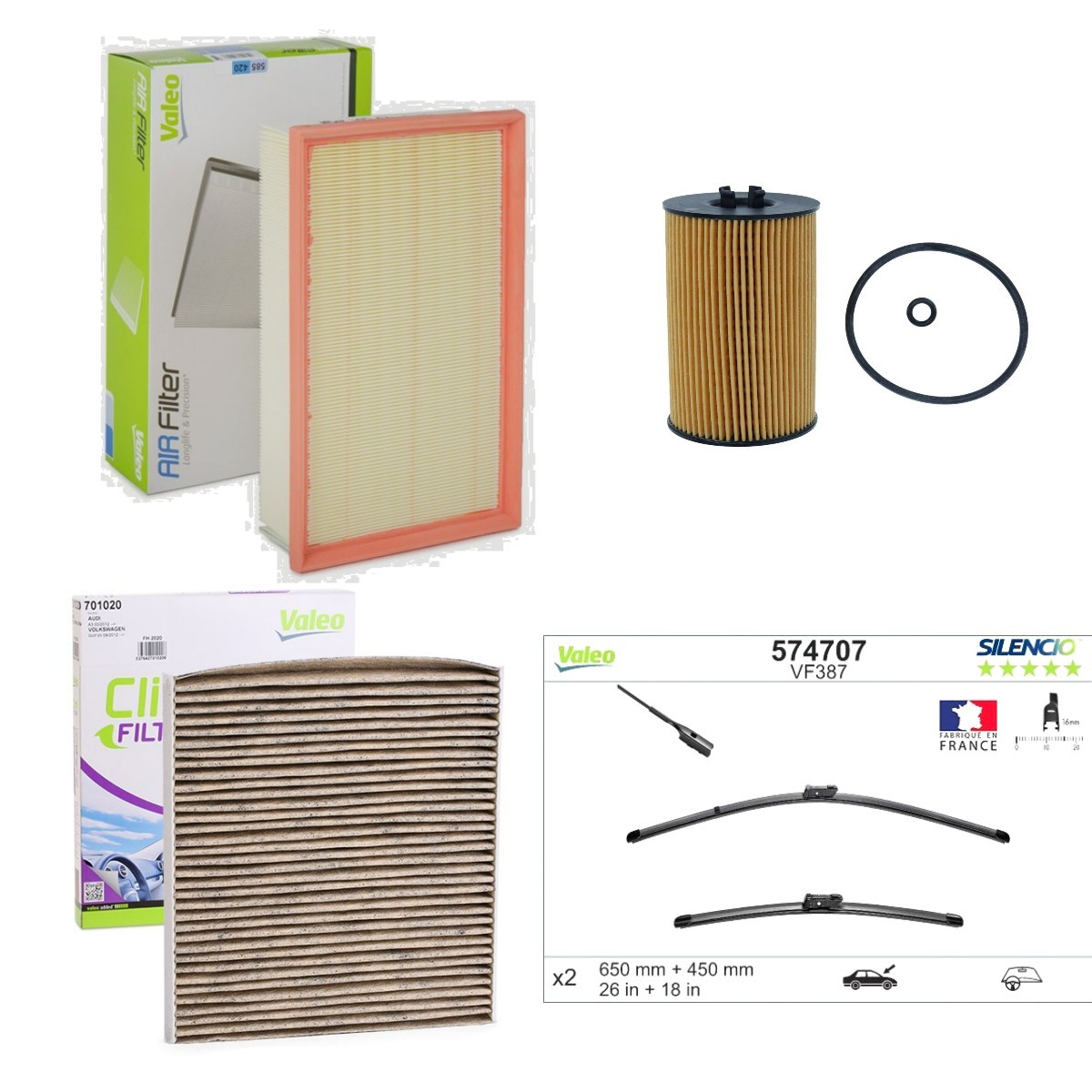 VALEO Kit tagliando SILENCIO X.TRM Numero articolo: VAL4682SK024 poco costoso