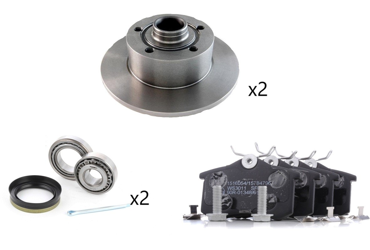 RIDEX Brake discs and pads set Article number: 3405B3392 cheaply