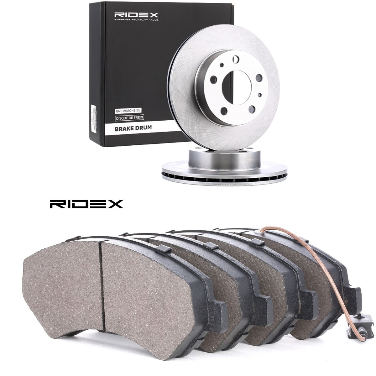 RIDEX Kit de discos de freno y pastillas Número de artículo: 3405B3397 a buen precio