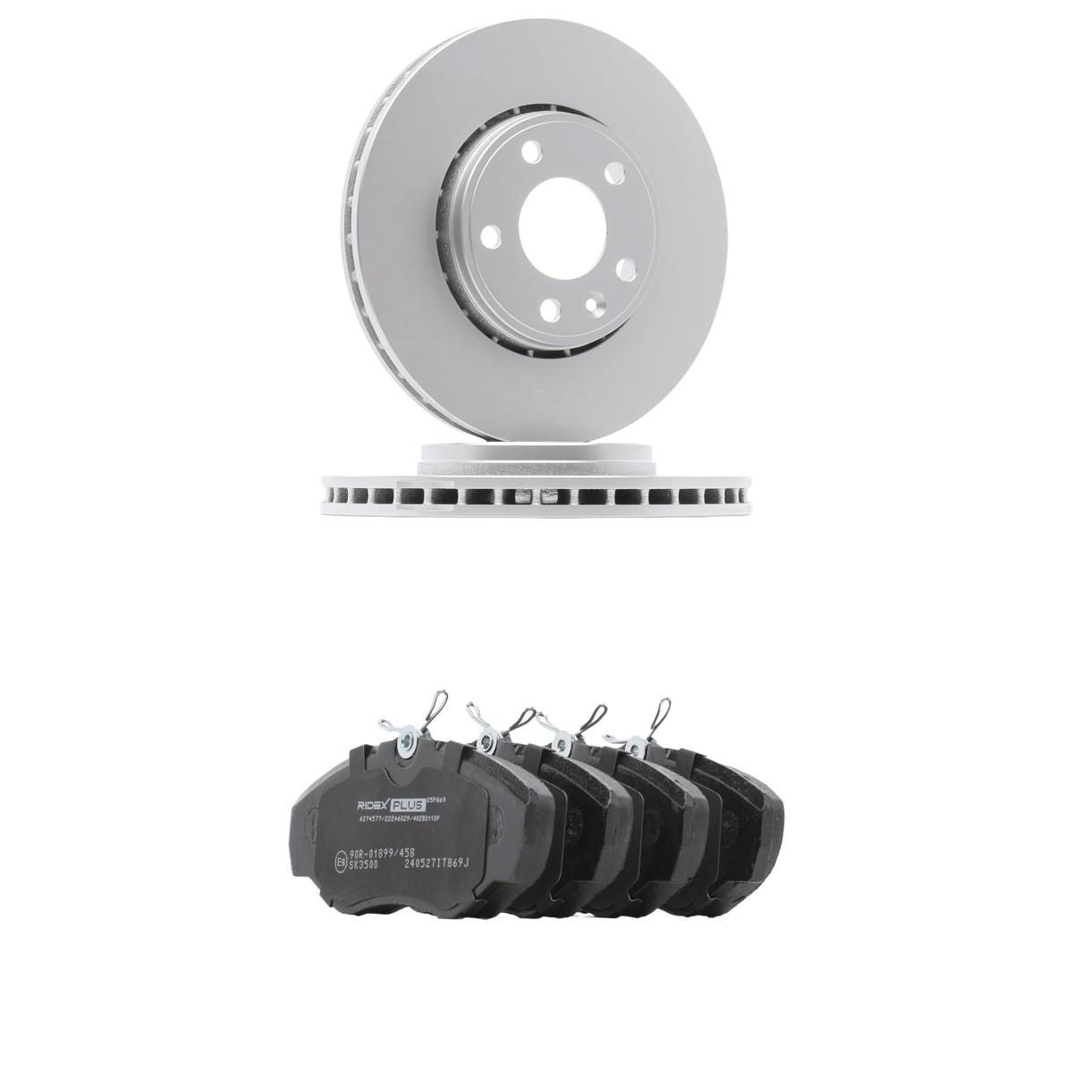 RIDEX PLUS Bromssats, skivbroms Artikelnummer: 3405B0207P billigt