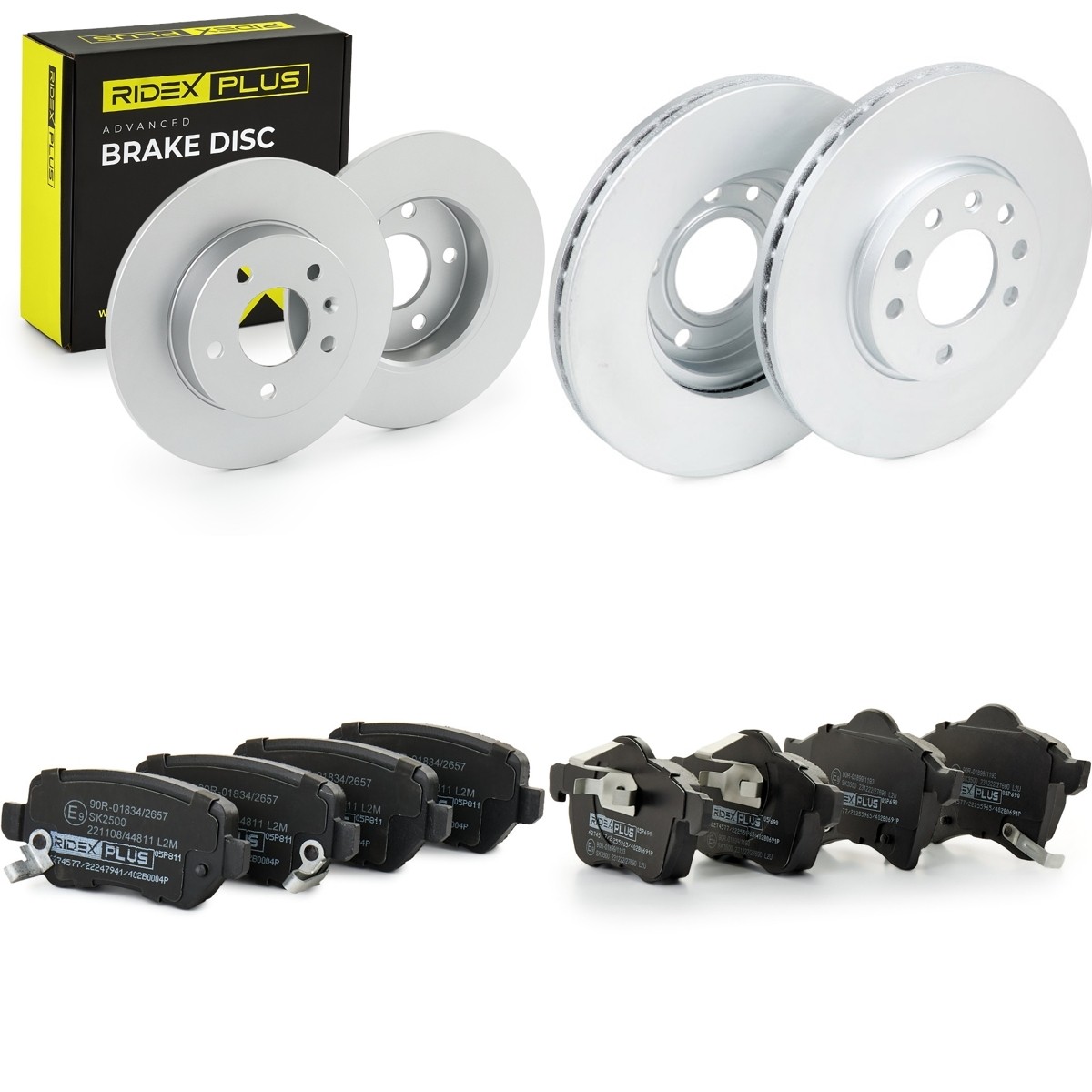 RIDEX PLUS Disques et plaquettes de freins UGS: 3405B0323P à peu de frais