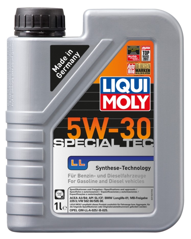 LIQUI MOLY Λάδι κινητήρα Special Tec, LL αριθμός Άρθρου: 1192 φθηνότερα