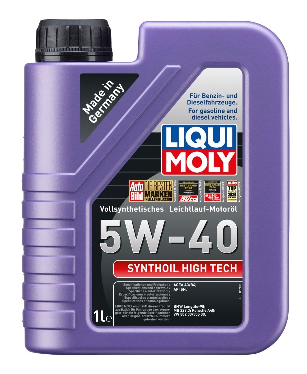 LIQUI MOLY Λάδι κινητήρα Synthoil, High Tech αριθμός Άρθρου: 1306 φθηνότερα