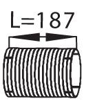 DINEX Εύκαμπτος σωλήνας, σύστ. εξάτμ. αριθμός Άρθρου: 68507 φθηνότερα