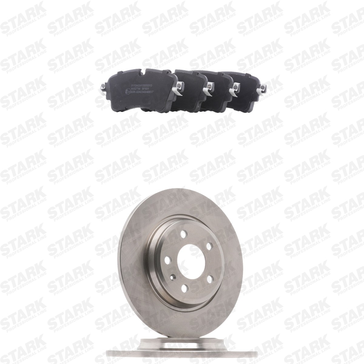 STARK Disques et plaquettes de freins UGS: SKBK-10993497 à peu de frais
