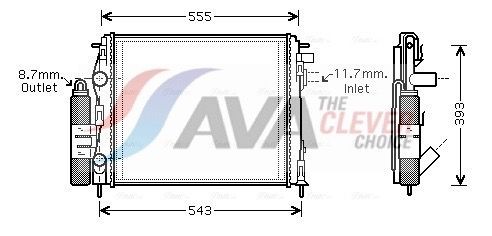 AVA COOLING SYSTEMS Módulo de refrigeración Número de artículo: RTM323 a buen precio