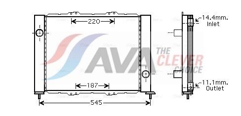 AVA COOLING SYSTEMS Módulo de refrigeración Número de artículo: RTM388 a buen precio