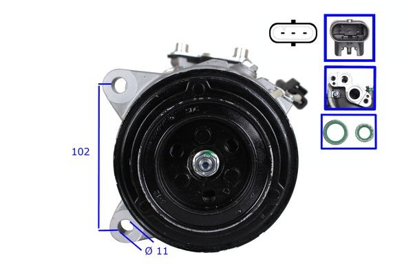 WALKER Air conditioning compressor Article number: WCP00380 cheaply