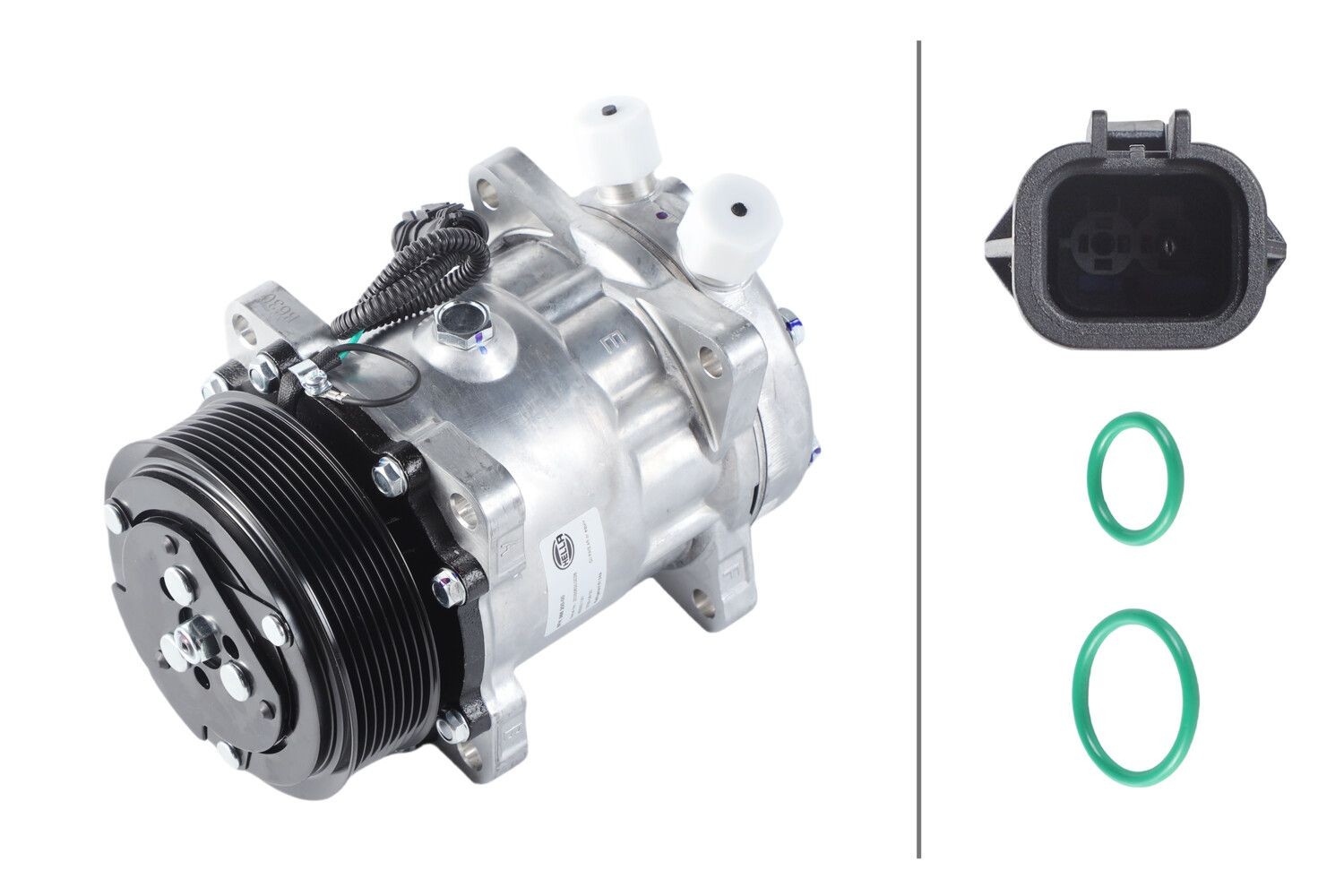 HELLA Air conditioning compressor Article number: 8FK 366 200-001 cheaply