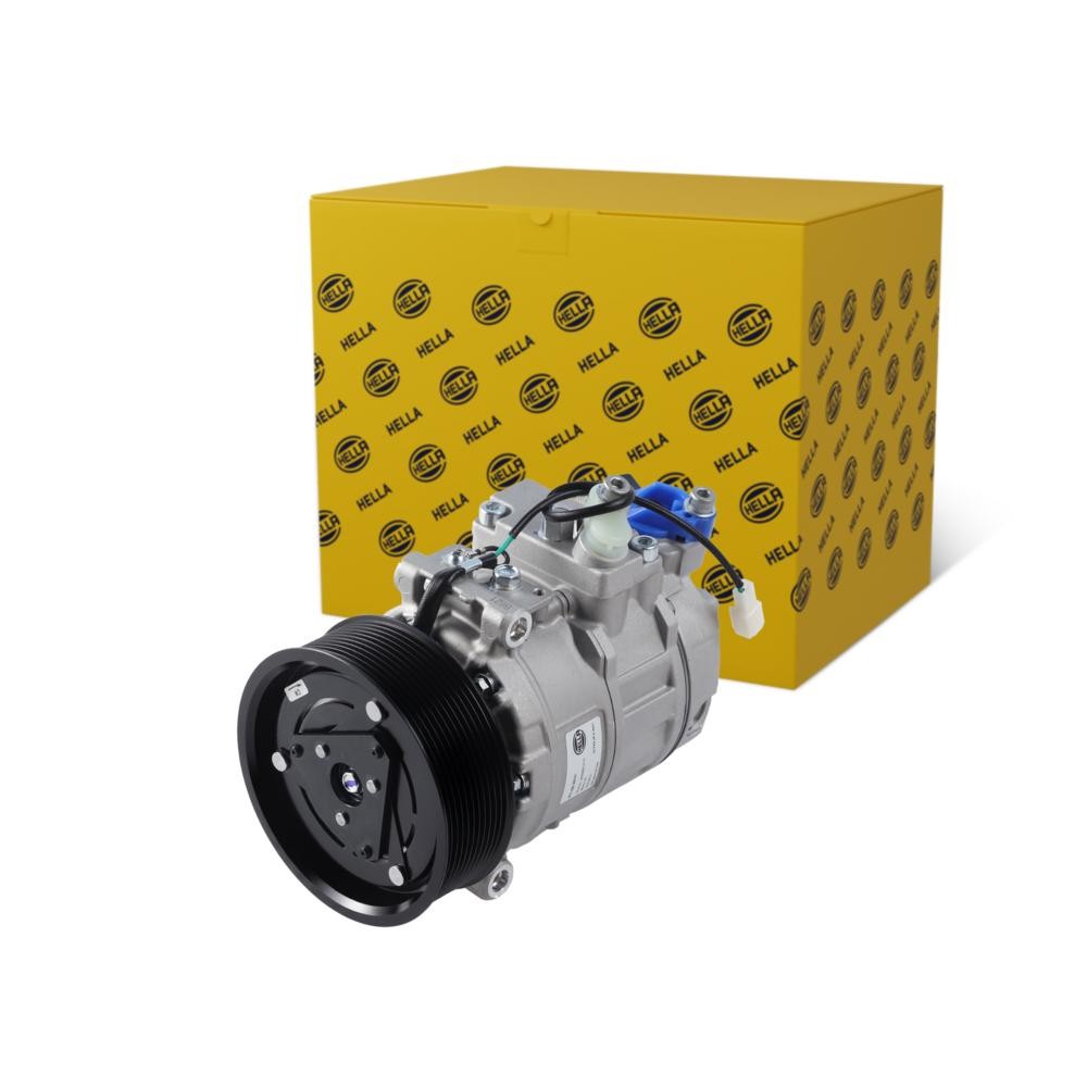 HELLA Air conditioning compressor Article number: 8FK 366 200-011 cheaply