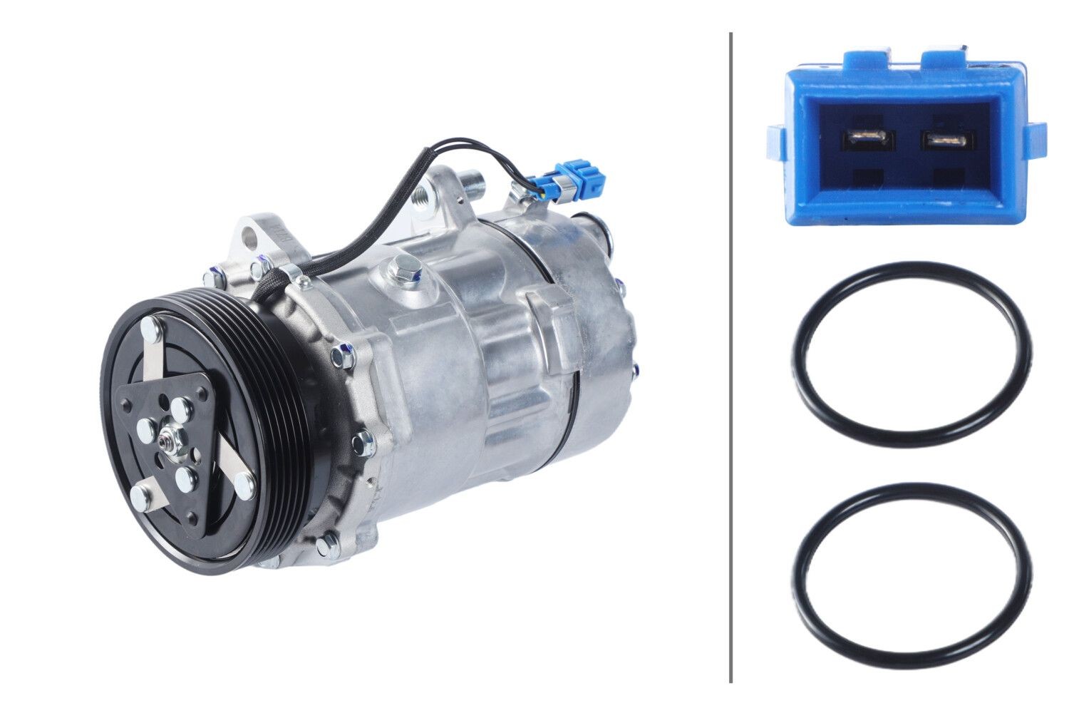 HELLA Air conditioning compressor Article number: 8FK 366 200-161 cheaply