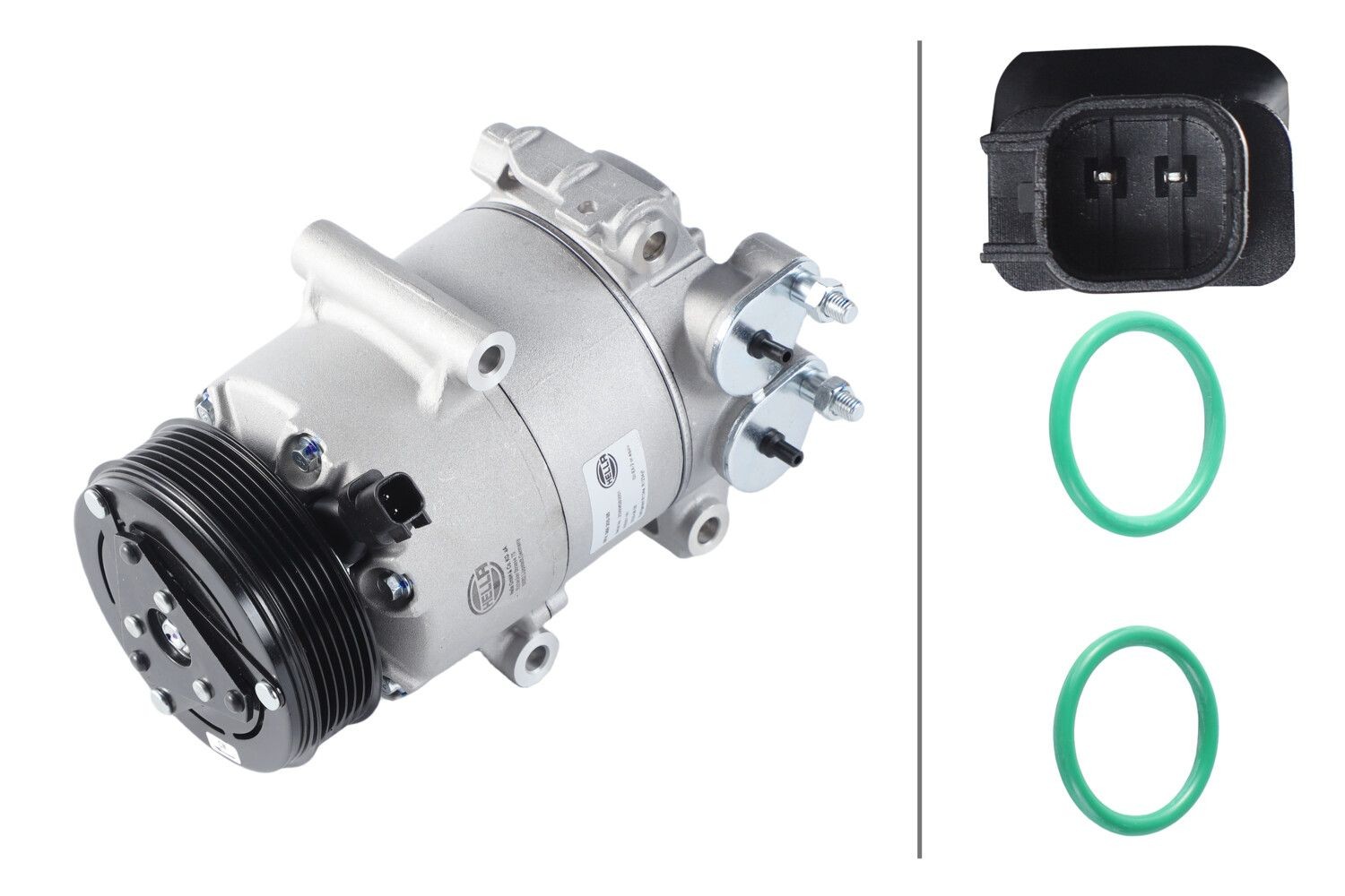 HELLA Air conditioning compressor Article number: 8FK 366 200-351 cheaply