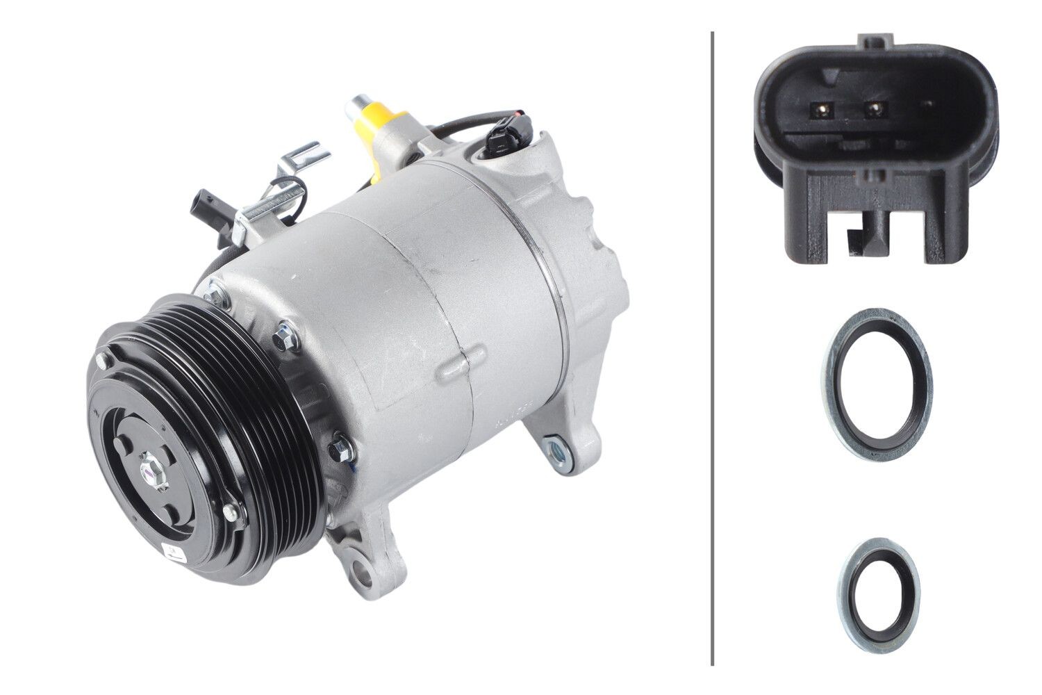 HELLA Air conditioning compressor Article number: 8FK 366 200-371 cheaply