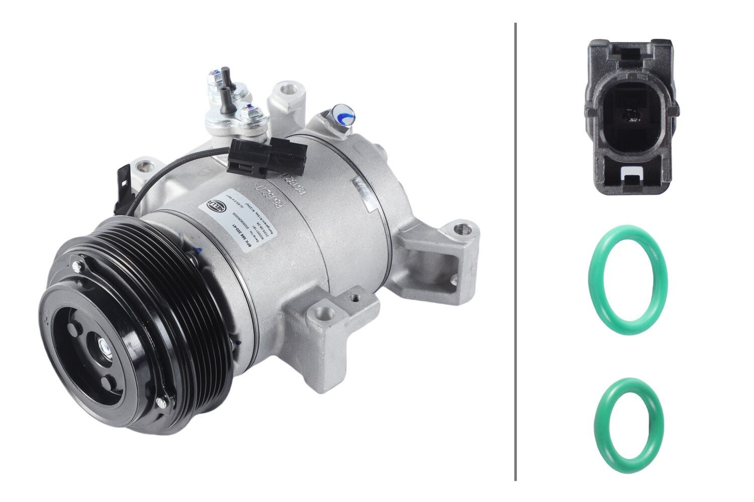 HELLA Air conditioning compressor Article number: 8FK 366 200-411 cheaply