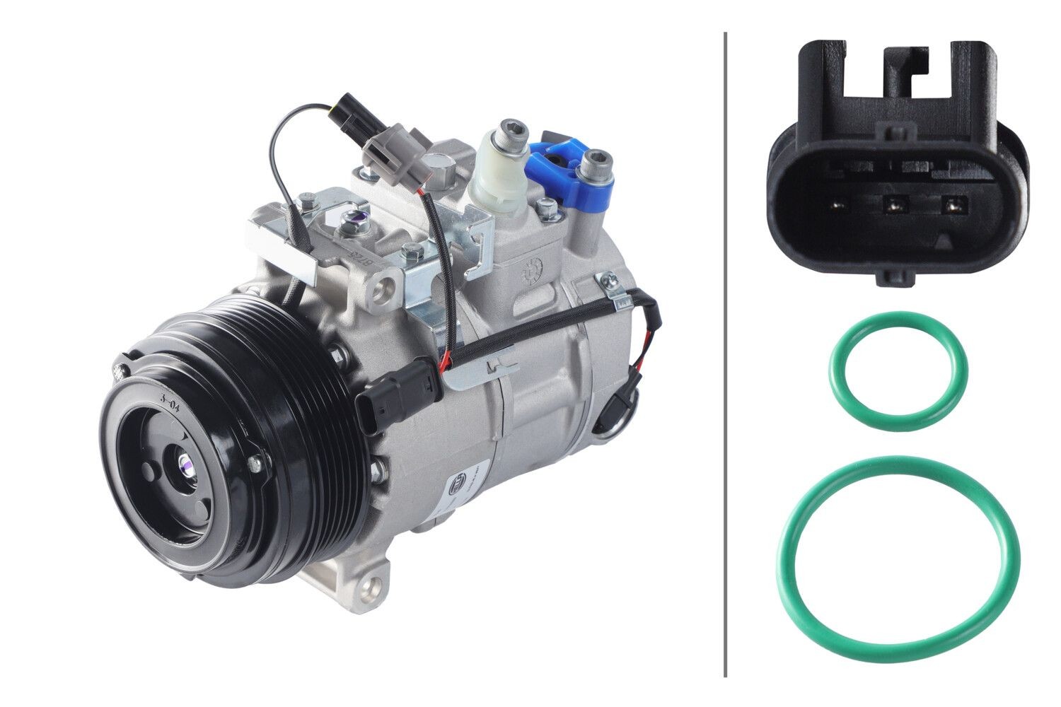 HELLA Air conditioning compressor Article number: 8FK 366 200-421 cheaply