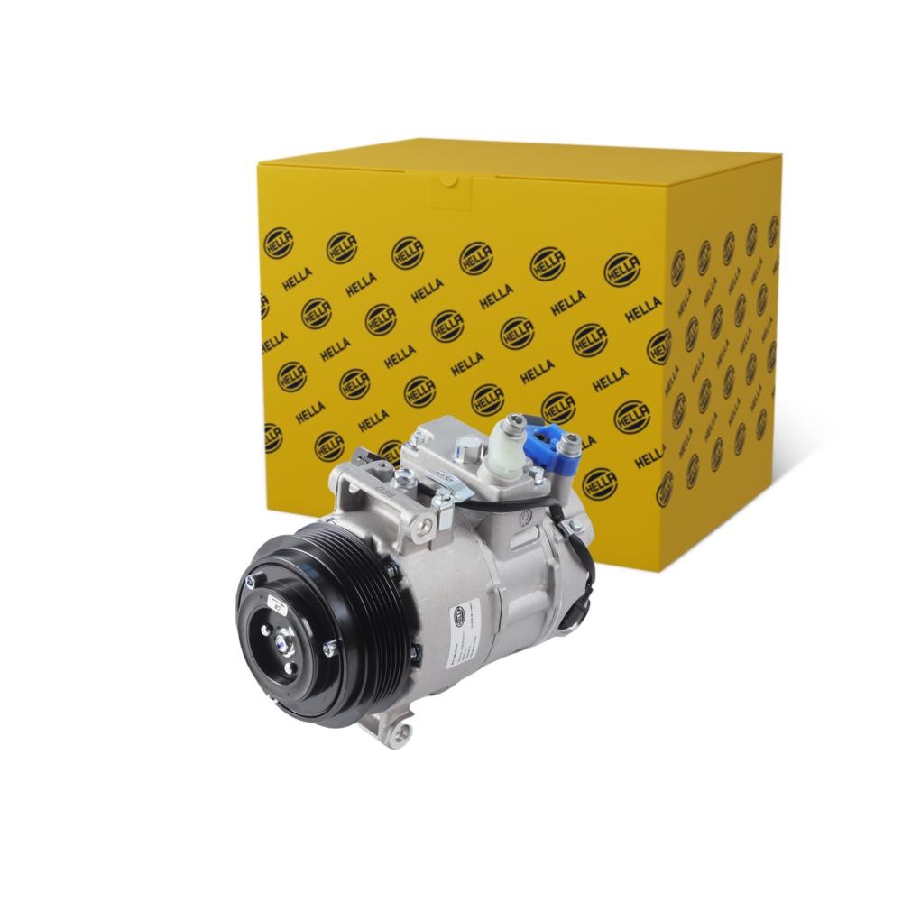 HELLA Air conditioning compressor Article number: 8FK 366 200-611 cheaply