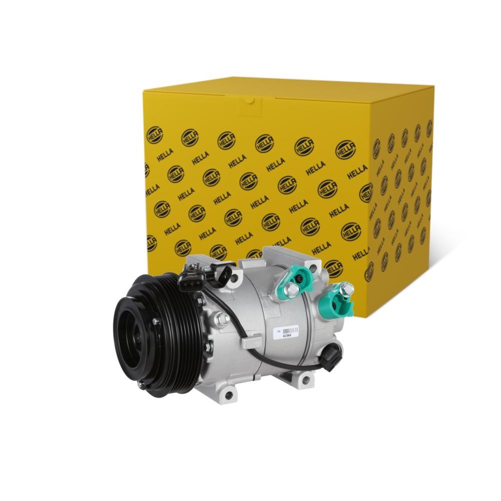 HELLA Air conditioning compressor Article number: 8FK 366 201-771 cheaply