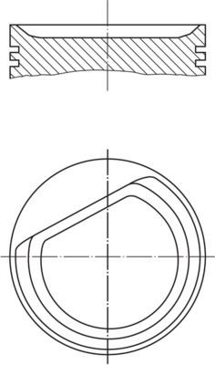 MAHLE Kolv Artikelnummer: 001 24 01 billigt