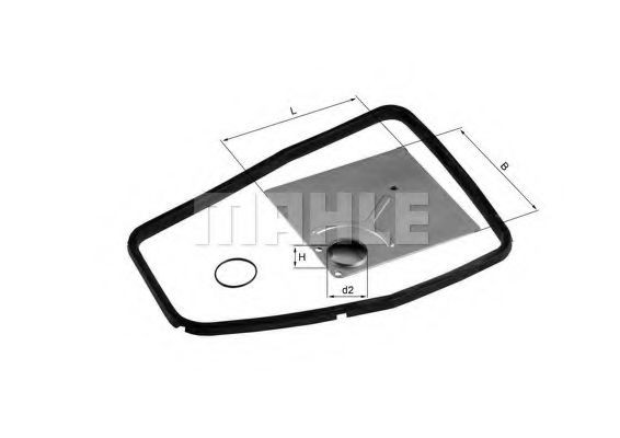 MAHLE Hydraulikfiltersatz, Automatikgetriebe Artikelnummer: HX 88D kaufen