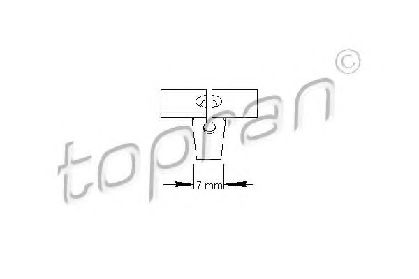 TOPRAN Spinacz Numer artykułu: 111 494 niedrogo