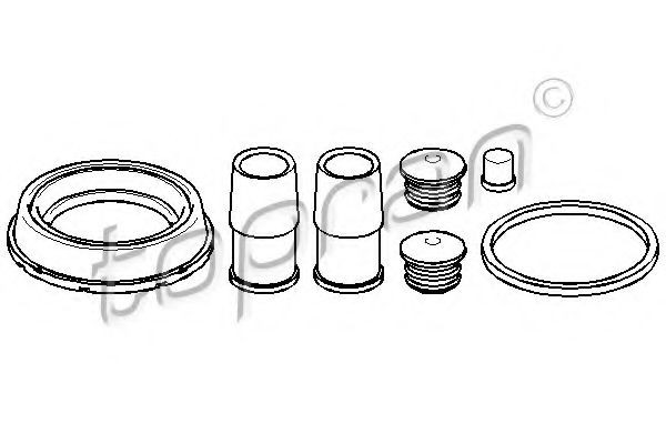 TOPRAN Kit guarnizioni, Pinza freno a disco Numero articolo: 207 698 poco costoso