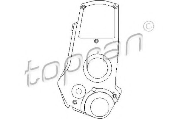 TOPRAN Κάλυμμα, οδοντωτός ιμάντας αριθμός Άρθρου: 207 865 φθηνότερα