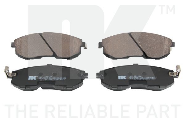 NK Τακάκια φρένων αριθμός Άρθρου: 222270 φθηνότερα