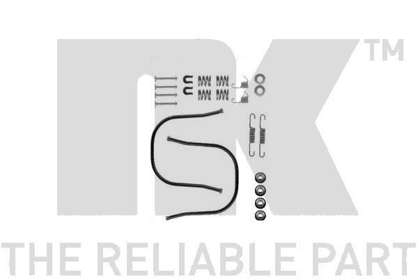 NK Juego de accesorios, zapatas de freno Número de artículo: 7922634 a buen precio