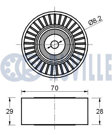 RUVILLE 55202701 Wasserpumpe + Zahnriemensatz