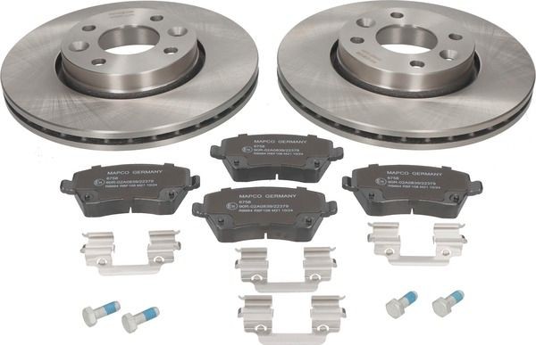 MAPCO Pidurikomplekt, ketaspidur Artikli number: 47507 soodsalt
