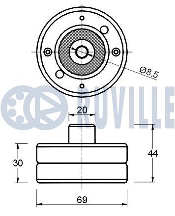 RUVILLE Bras de suspension UGS: 937323 à peu de frais