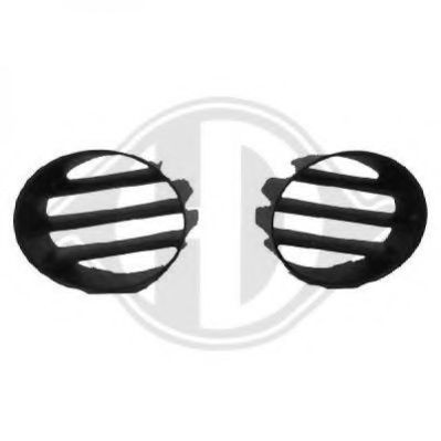 DIEDERICHS 2600064 Blende, Nebelscheinwerfer