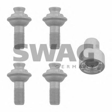 SWAG Locking wheel bolts Article number: 12 92 7497 cheaply