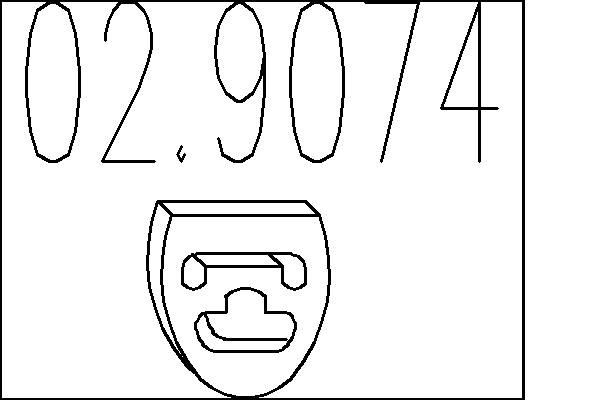 MTS Gummianslag, udstødning Varenummer: 02.9074 billige