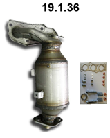 EBERSPÄCHER Καταλύτης αριθμός Άρθρου: 19.1.36 φθηνότερα