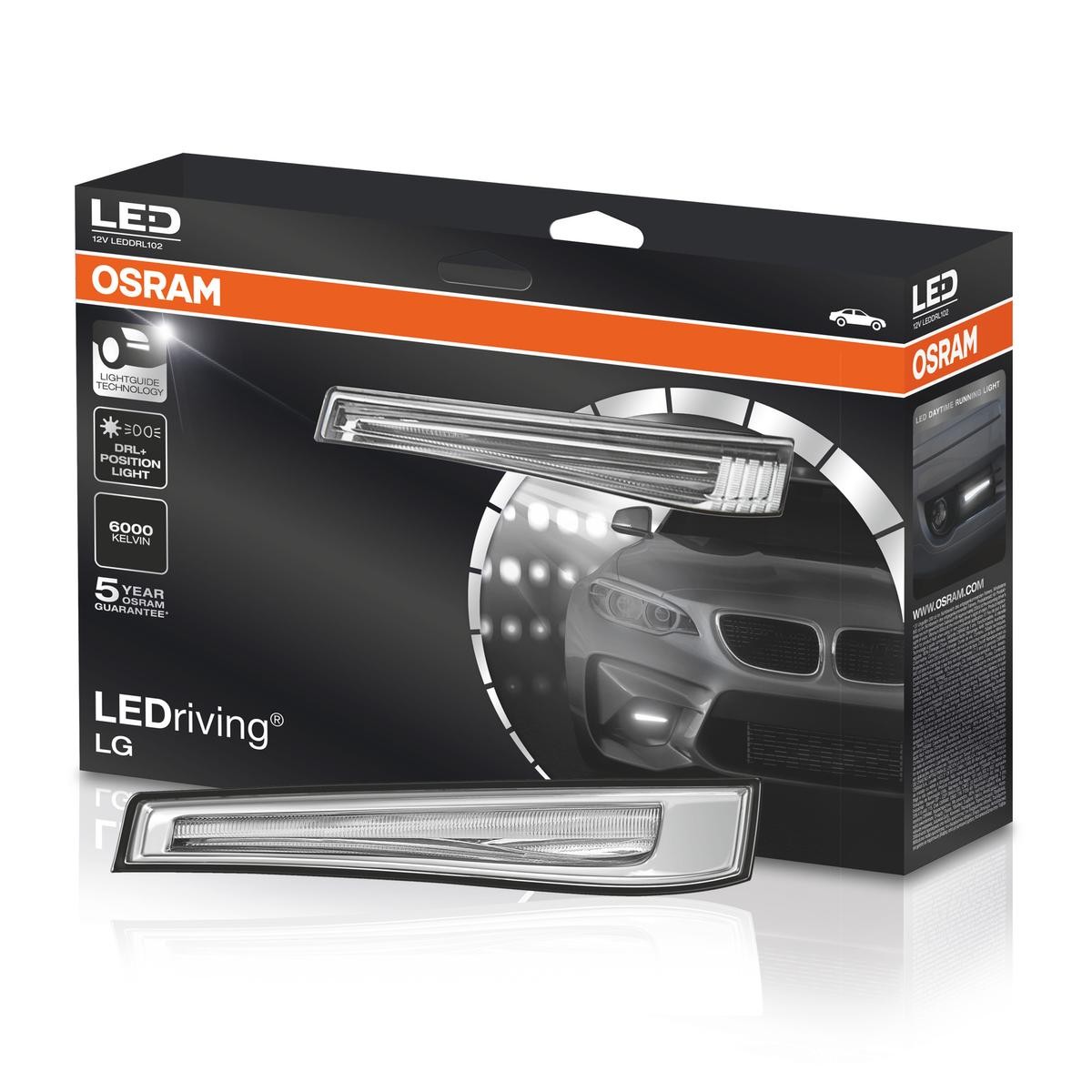 OSRAM LEDDRL102 Sada denného osvetlenia 207 1.4 16V 98 HP Benzín 2015