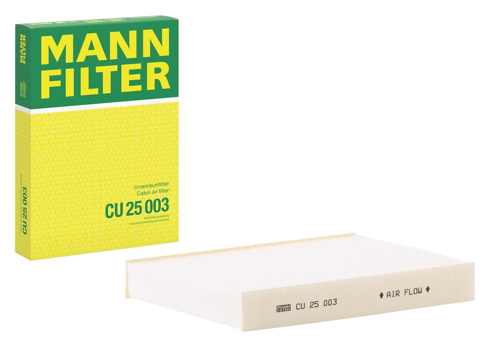 MANN-FILTER Suodatin, sisäilma tuotenumero: CU 25 003 edullisesti