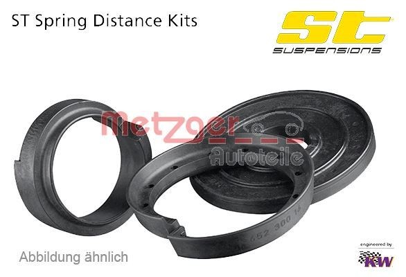 METZGER 168530063 Spyruoklės tvirtinimas A4 1.9 TDI quattro 130 AG dyzelinas 2004