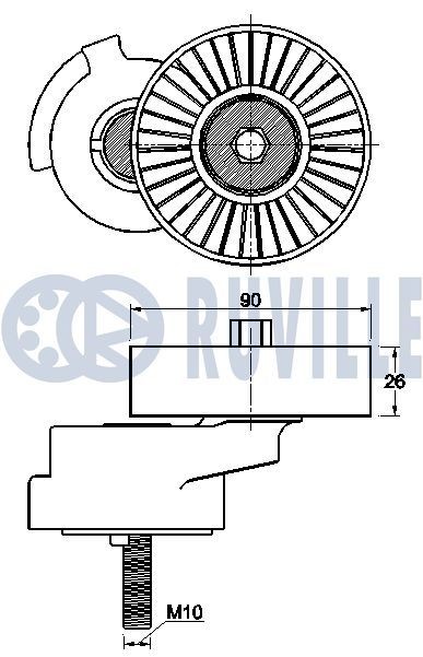 RUVILLE Radlagersatz Artikelnummer: 7014 kaufen