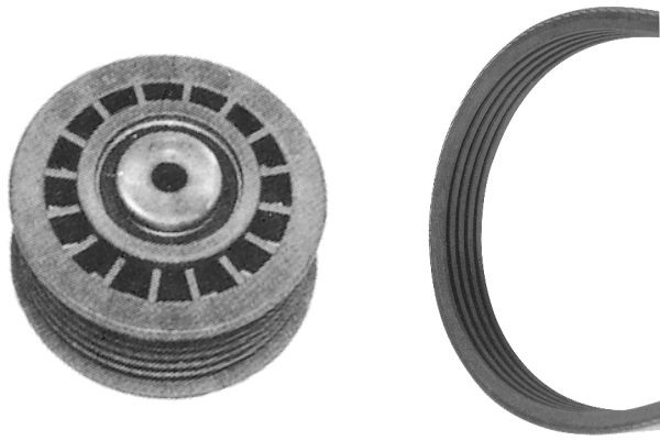 BOSCH Ķīļrievu siksnu komplekts raksta numurs: 1 987 948 693 lēti