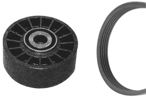 BOSCH Ķīļrievu siksnu komplekts raksta numurs: 1 987 948 699 lēti