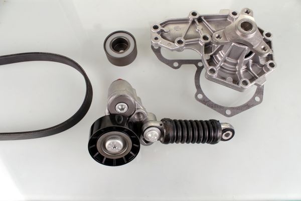 GK Pompa apa + Set curea transmisie cu caneluri număr articol: K980301E ieftin