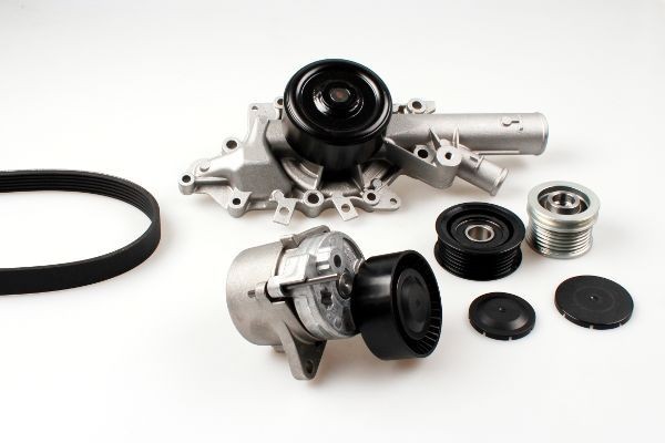 GK Pompa apa + Set curea transmisie cu caneluri număr articol: K980493C ieftin
