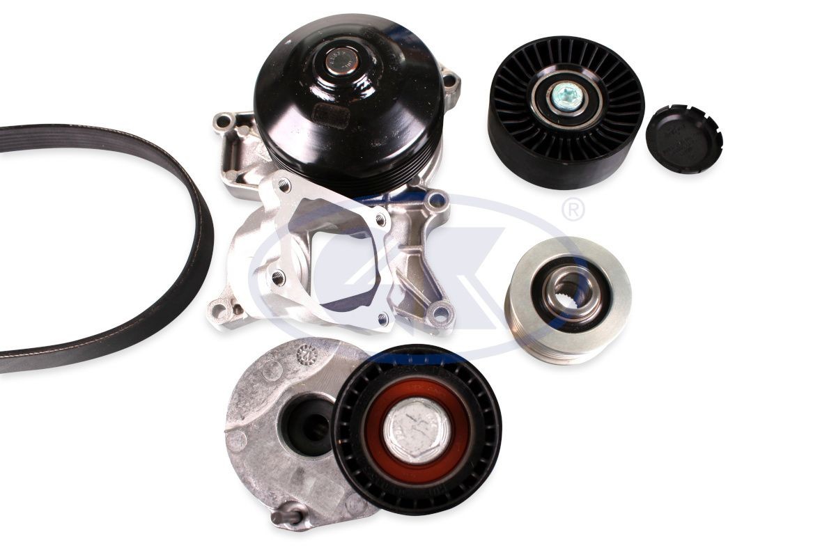 GK Vodní pumpa + klinový żebrový řemen Číslo článku: K980817B levně